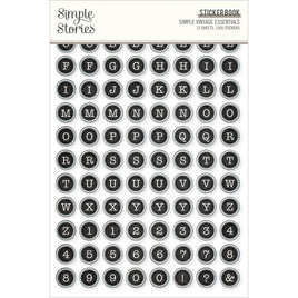 Simple Vintage Essentials, 1300/Pkg - Simple Stories Sticker Book 12/Sheets