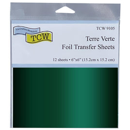 Terre Verte - Crafter's Workshop Foil Transfer Sheets 6"X6" 12/Pkg