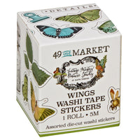 Nature Study Wings - 49 And Market Washi Sticker Roll