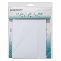 White - 49 And Market Create-An-Album Wide Book Pages