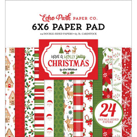 Have A Holly Jolly Christmas - Echo Park Double-Sided Paper Pad 6"X6"