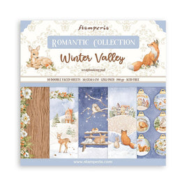 Winter Valley - Stamperia Double-Sided Paper Pad 12"X12" 10/Pkg