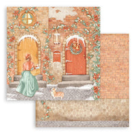 All Around Christmas - Stamperia Double-Sided Paper Pad 8"X8" 10/Pkg