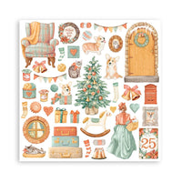 All Around Christmas - Stamperia Double-Sided Paper Pad 12"X12" 10/Pkg