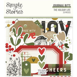 Journal - The Holiday Life Bits & Pieces Die-Cuts 33/Pkg