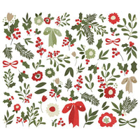 Floral - The Holiday Life Bits & Pieces Die-Cuts 61/Pkg