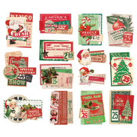 Layered - Simple Vintage Dear Santa Bits & Pieces Die-Cuts 14/Pkg