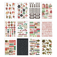 Simple Vintage Dear Santa - Simple Stories Sticker Book 12/Sheets