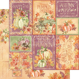 Fall Is In The Air - Hello Pumpkin Double-Sided Cardstock 12"X12"