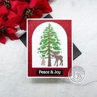 Color Layering Seasonal Tree - Hero Arts Clear Stamps 6"X8"