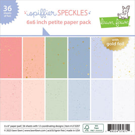 Spiffier Speckles - Lawn Fawn Double-Sided Paper Pad 6"x6"