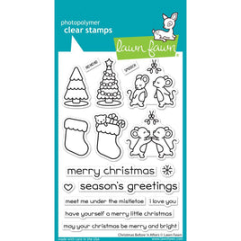 Christmas Before 'n Afters - Lawn Fawn Clear Stamp Set