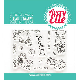More Gingerbread Kisses - Avery Elle Clear Stamp Set