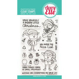 Nice List - Avery Elle Clear Stamp Set