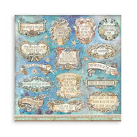 Songs Of The Sea - Stamperia Double-Sided Paper Pad 8"X8" 10/Pkg