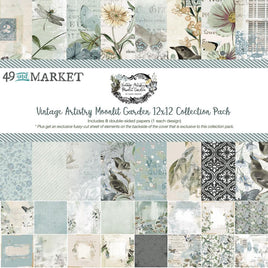 Vintage Artistry Moonlit Garden - 49 And Market Collection Pack 12"X12"