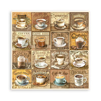 Coffee And Chocolate - Stamperia Single-Sided Paper Pad 8"X8" 22/Pkg