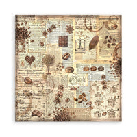 Coffee And Chocolate - Stamperia Single-Sided Paper Pad 8"X8" 22/Pkg