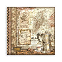 Coffee And Chocolate - Stamperia Single-Sided Paper Pad 8"X8" 22/Pkg