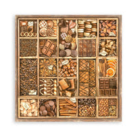 Coffee And Chocolate - Stamperia Single-Sided Paper Pad 8"X8" 22/Pkg