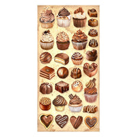 Coffee And Chocolate - Stamperia Collectables 6"X12" 10/Pkg