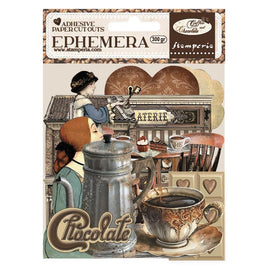 Coffee And Chocolate - Stamperia Cardstock Ephemera Adhesive Paper Cut Outs