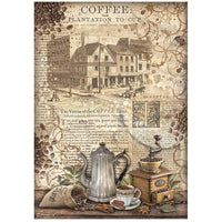 Coffee And Chocolate - Stamperia Assorted Rice Paper A4 6/Sheets