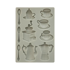 Coffee And Chocolate Cups - Stamperia Silicone Mould A5