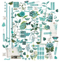 Elements - Color Swatch: Teal Laser Cut Outs