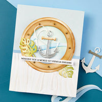 Coastal Escape View, Windows With A View - Spellbinders Etched Dies By Tina Smith