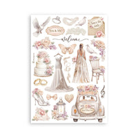 Romance Forever - Stamperia A5 Washi Pad 8/Pkg