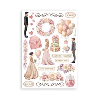 Romance Forever - Stamperia A5 Washi Pad 8/Pkg