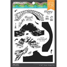 Stone Bridge HeroScape - Hero Arts Clear Stamps 6"X8"