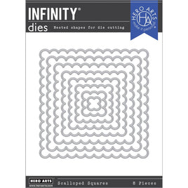 Square Scallop - Hero Arts Infinity Dies