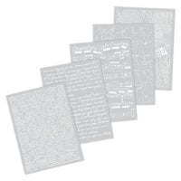 White Collage Backgrounds Part 2 - Hero Arts Hero Transfers