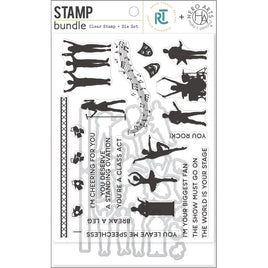 HA + RT Center Stage - Hero Arts Clear Stamp & Die Combo