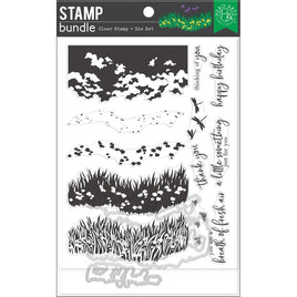 Breath Of Spring HeroScape - Hero Arts Clear Stamp & Die Combo