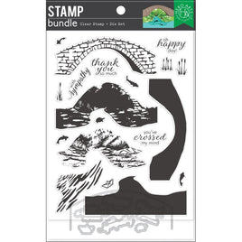 Stone Bridge HeroScape - Hero Arts Clear Stamp & Die Combo