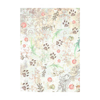 Orchids And Cats - Stamperia Assorted Rice Paper Backgrounds A6 8/Pkg