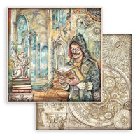 Sir Vagabond In Fantasy World, 10 Desing - Stamperia Double-Sided Paper Pad 8"X8" 10/Pkg