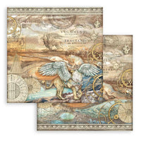 Sir Vagabond In Fantasy World, 10 Desing - Stamperia Double-Sided Paper Pad 8"X8" 10/Pkg