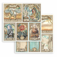 Sir Vagabond In Fantasy World, 10 Desing - Stamperia Double-Sided Paper Pad 8"X8" 10/Pkg