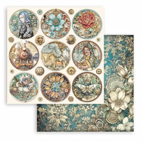 Sir Vagabond In Fantasy World, 10 Desing - Stamperia Double-Sided Paper Pad 8"X8" 10/Pkg