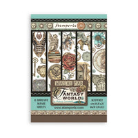 Sir Vagabond In Fantasy World - Stamperia A5 Washi pad 8/Pkg