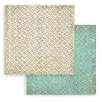 Brocante Antiques - Stamperia Backgrounds Double-Sided Paper Pad 8"X8" 10/Pkg
