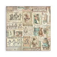Brocante Antiques - Stamperia Single-Sided Paper Pad 8"X8" 22/Pkg