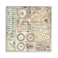 Brocante Antiques - Stamperia Single-Sided Paper Pad 8"X8" 22/Pkg
