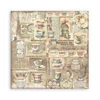 Brocante Antiques - Stamperia Single-Sided Paper Pad 12"X12" 22/Pkg