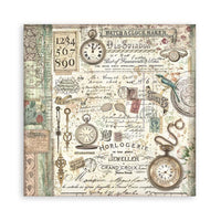 Brocante Antiques - Stamperia Single-Sided Paper Pad 12"X12" 22/Pkg