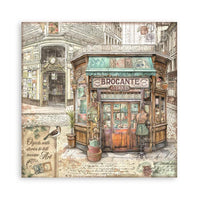 Brocante Antiques - Stamperia Single-Sided Paper Pad 12"X12" 22/Pkg